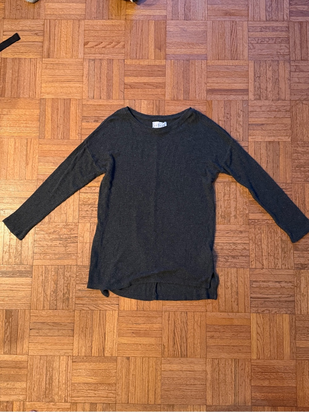 Anthropologie Velvet by Graham & Spencer Ribbed Tunic Sweater Top Small